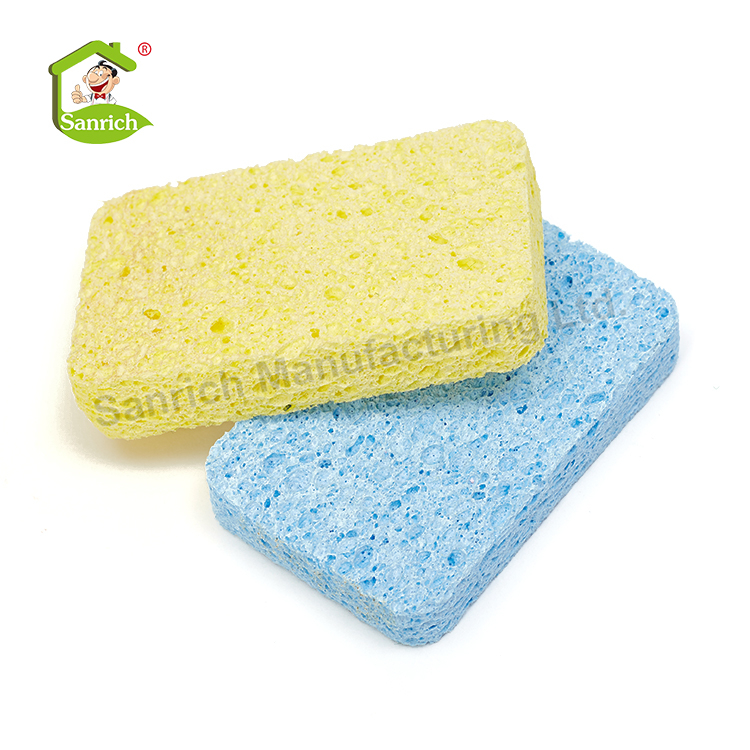 Cute Shape Custom Compressed Cellulose Sponge,Natural Dish Kitchen